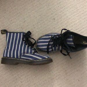 Striped Dr. Martens